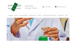 Desktop Screenshot of cytology-training.co.uk