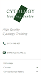 Mobile Screenshot of cytology-training.co.uk